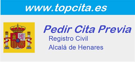 cita previa registro civil alcalá de henares|cita previa registro civil valencia.